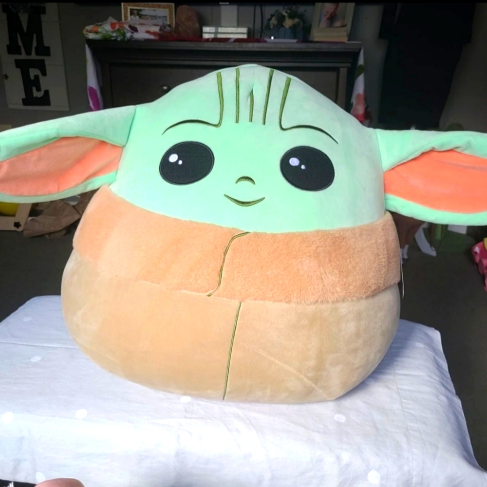 Jumbo Size Baby Yoda Squishmallow